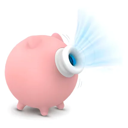 Sugador de Clitóris 10 Sucções Tipo Porquinho Recarregável