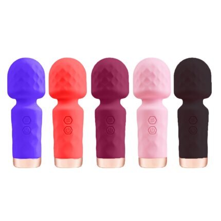 Vibrador Mini Varinha Mágica com 10 Modos de Vibração