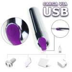 Vibrador Mini Bullet Super Potente Recarregável