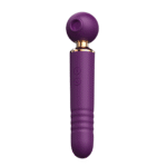 Varinha Mágica Sugador Vibrador Sobe e Desce com Sucção e Pulsador